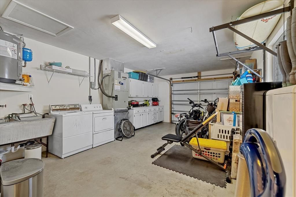 Garage with plenty of storage