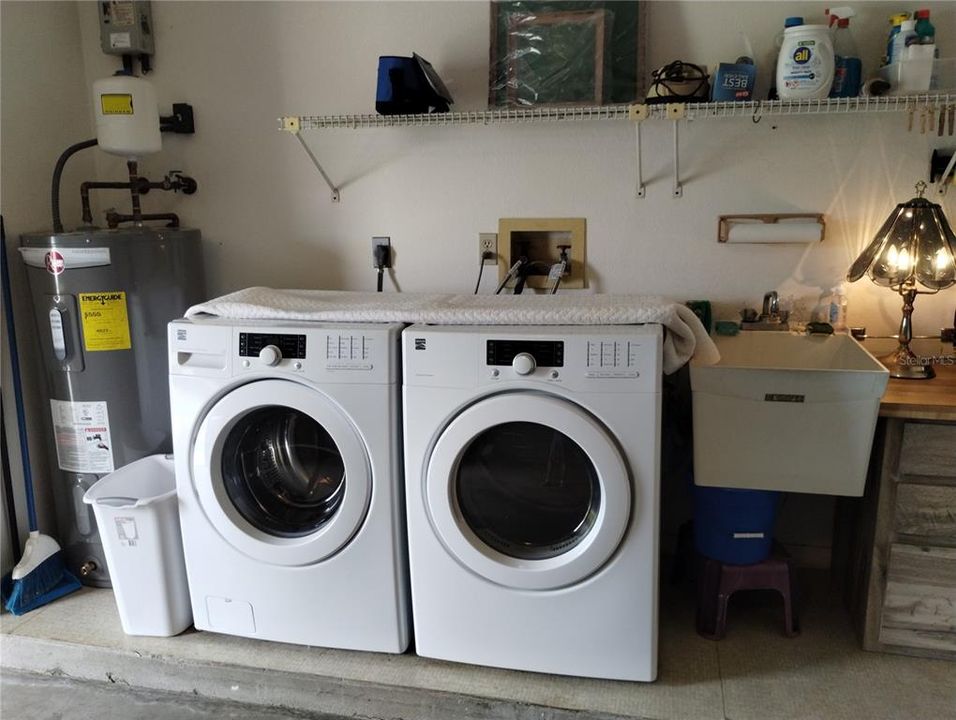 Washer, dryer & laundry tub