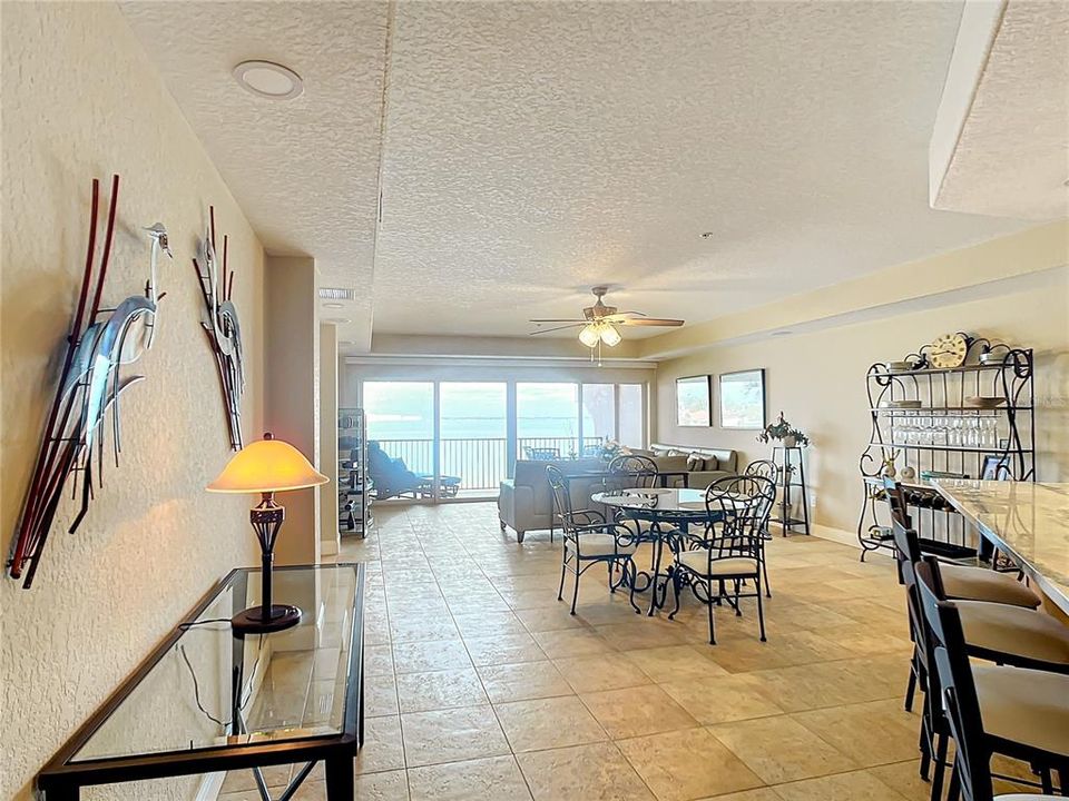 Fabulous view as you enter the living area of the condo