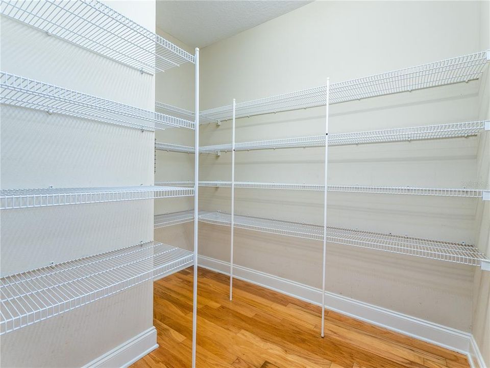 Large Pantry with shelving