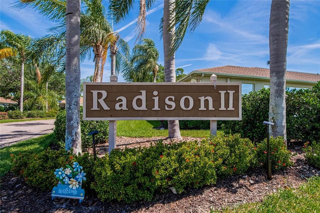 Radison Community Entrance