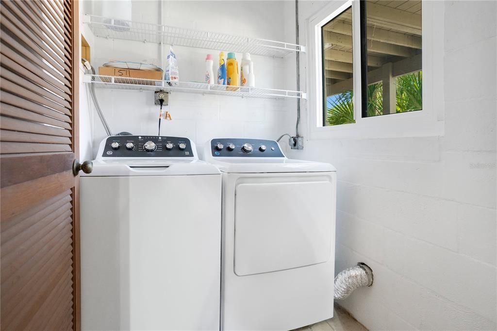 Laundry Room with New Washer/Dryer