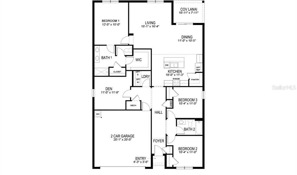 Active With Contract: $470,685 (4 beds, 2 baths, 1828 Square Feet)