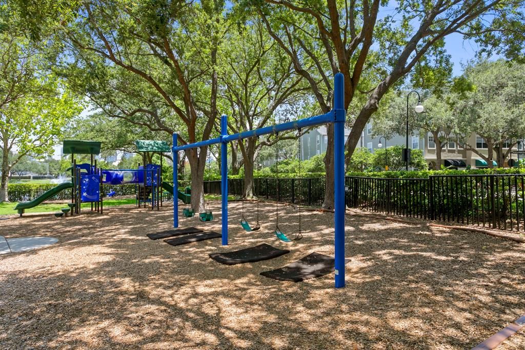 The playground within the community for your little family members is just one of the amenities for Harbour Island residents
