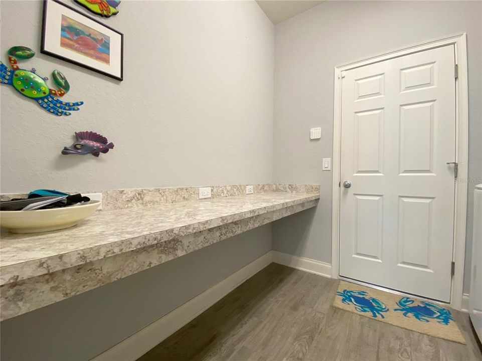 Drop Zone in Laundry Room, Garage Access