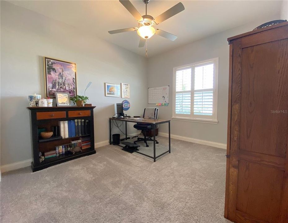 Bedroom 2. Carpet, Plantation Shutters