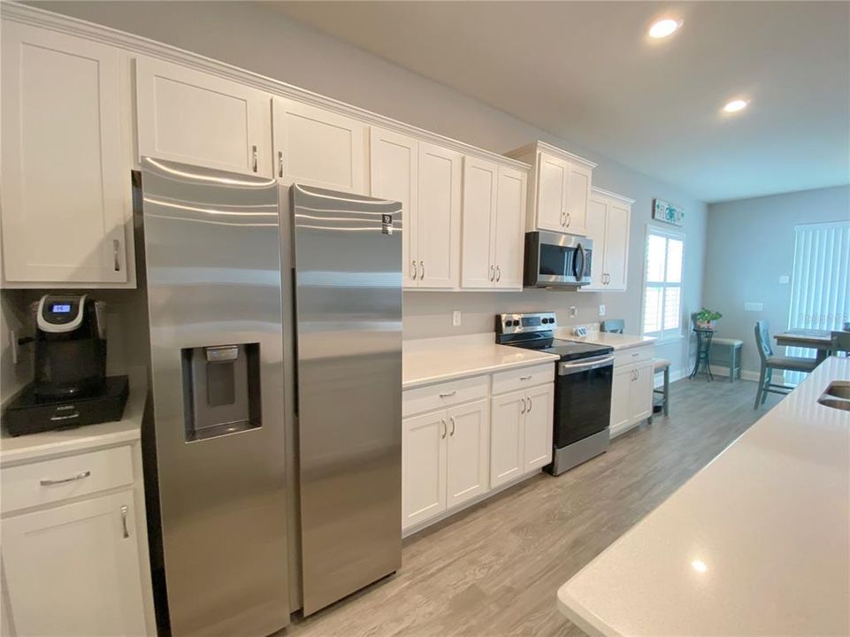 Samsung Stainless Steel Appliances in Kitchen