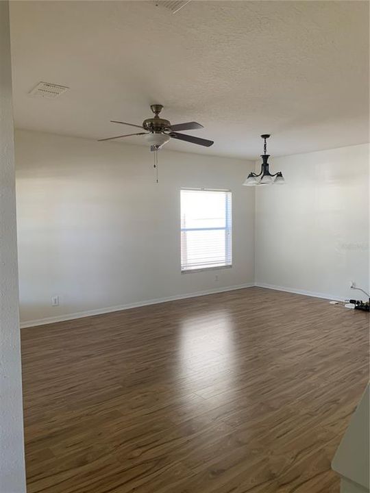 Large gathering area in Living/Dining room