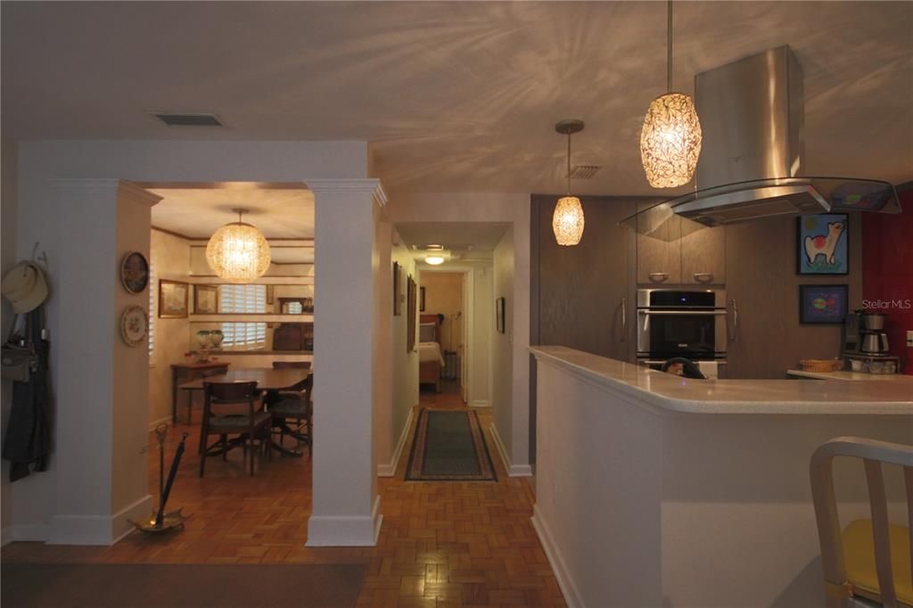 Dining, Hallway, Kitchen