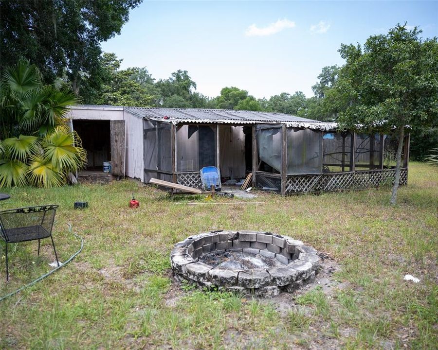 Backyard and Shed