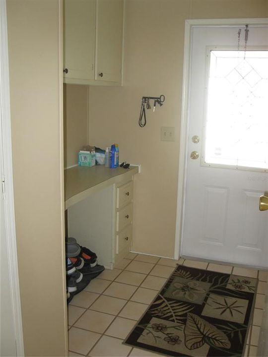 side entry, could be a laundry center