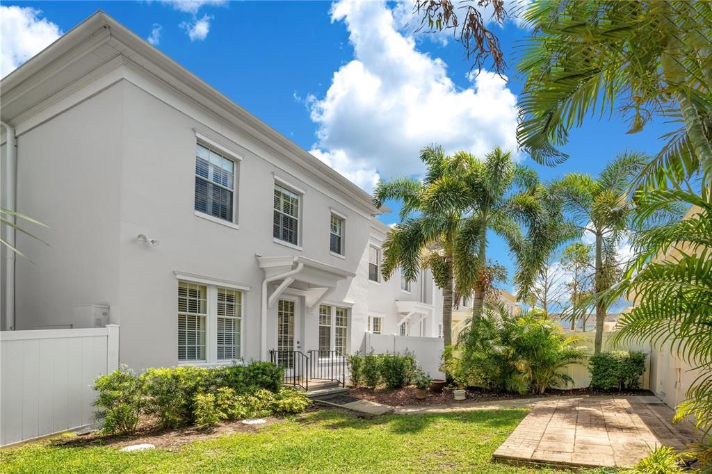 Private Fenced In Backyard