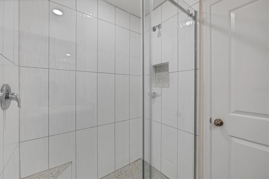 Fully Tiled Master Shower