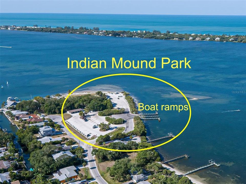 PUBLIC BOAT RAMP AT INDIAN MOUND PARK IS LESS THAN 2 MILES AWAY.