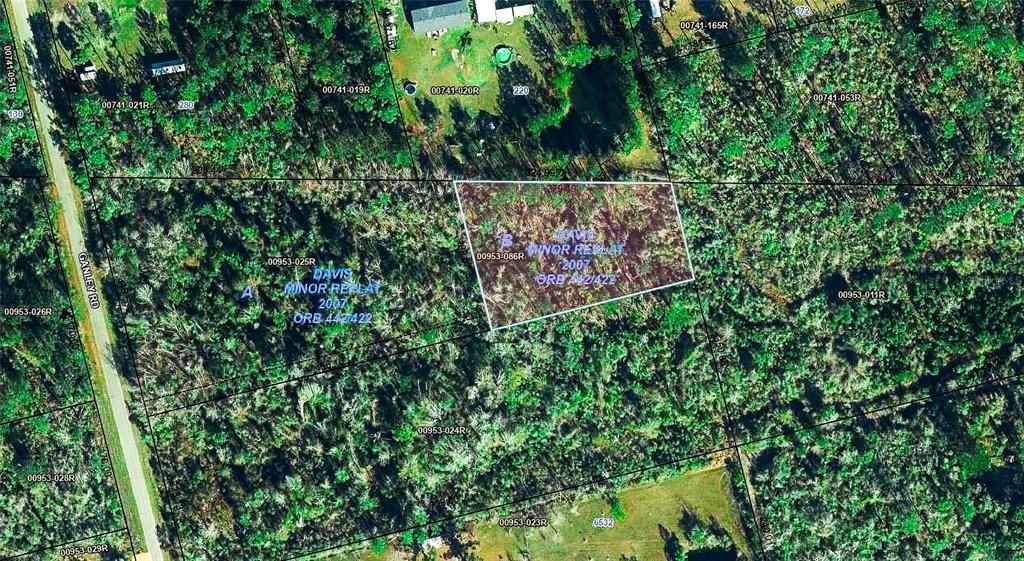 1.01-acre lot with access easement