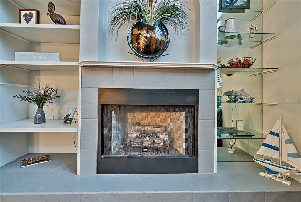 Fireplace will Great Built Ins