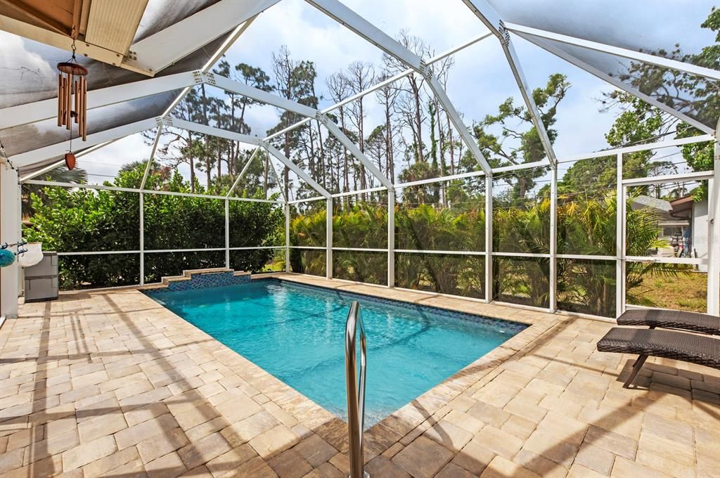 Lots of privacy to lounge in your pool.