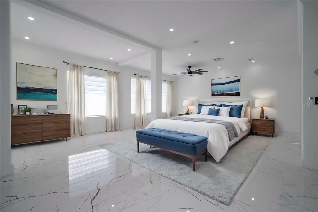 Master Suite- virtual staged