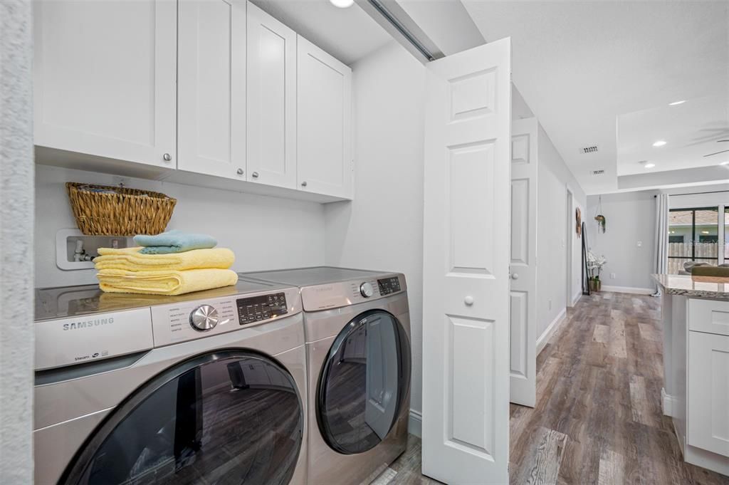 Full Size Washer and Dryer Conveys.