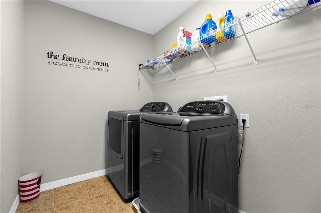 Spacious Laundry Room