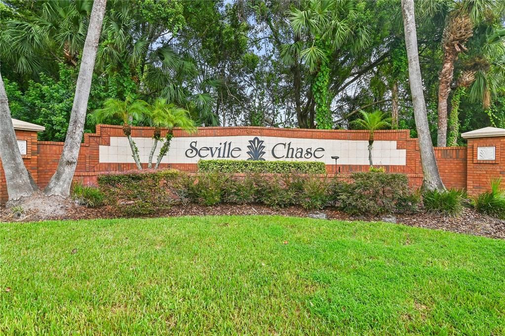 Seville Chase Gated Entryway