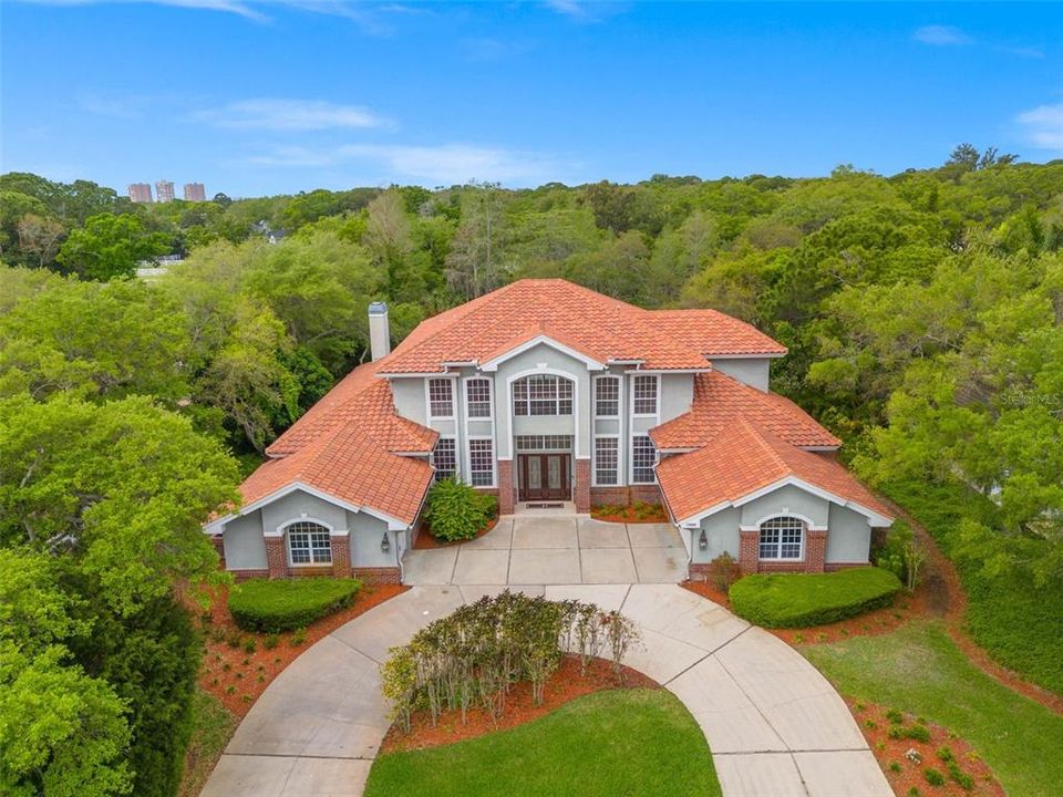 Over 1 acre of land with this stunning executive home