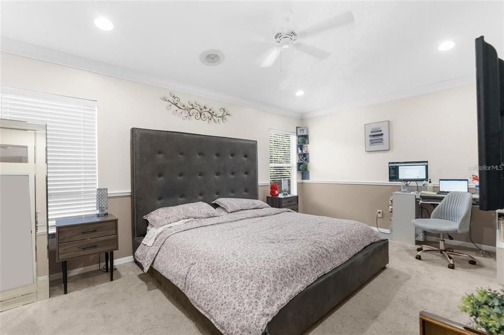 Master bedroom upstairs - 12119 DEERTRACK LOOP