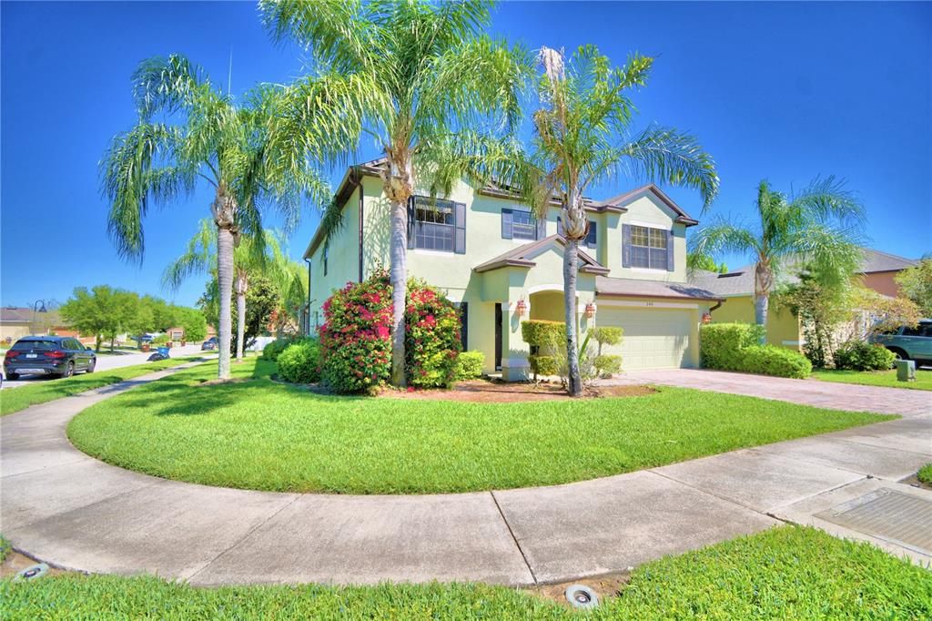 HOUSE FROM SIDEWALK