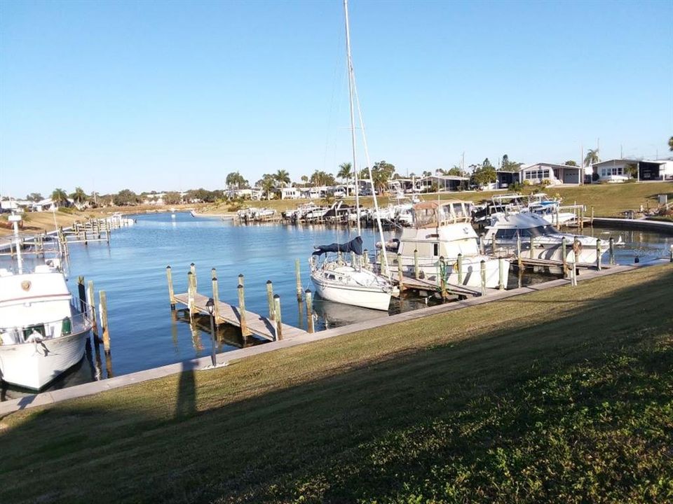 HEAD OUT THE HARBOR TO THE INTRACOASTAL AT THE END OF THE PROPERTY