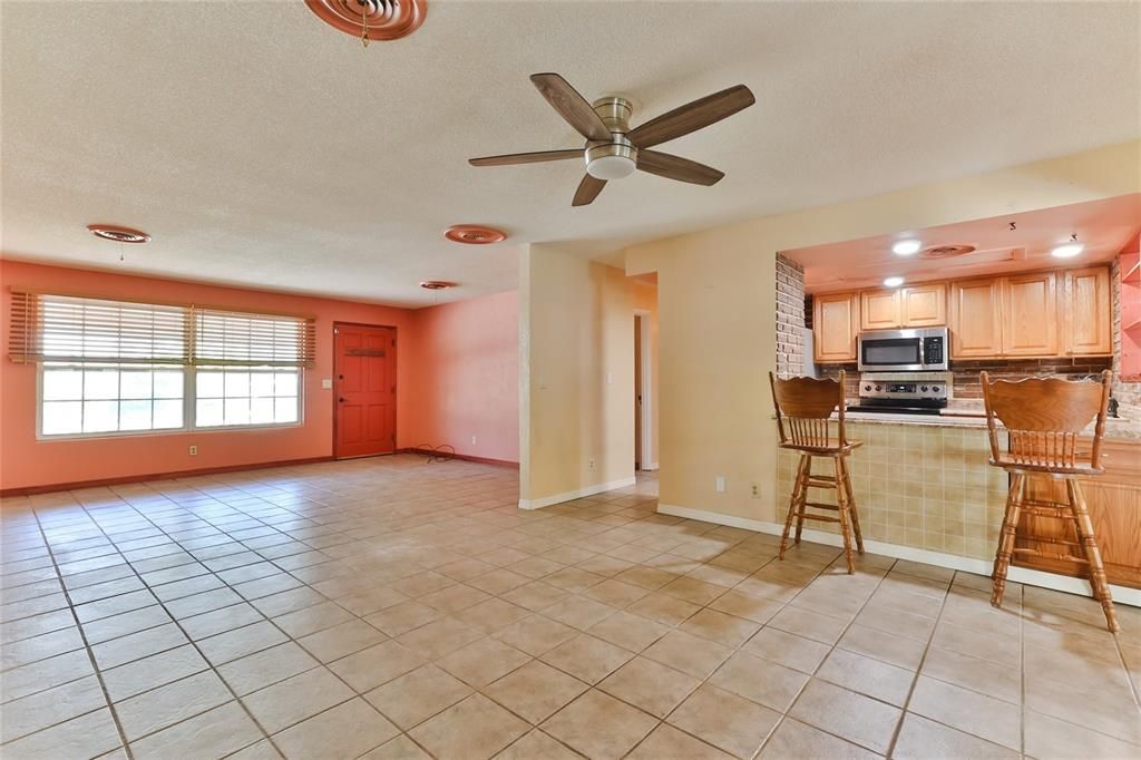 Dining Room & Living Room