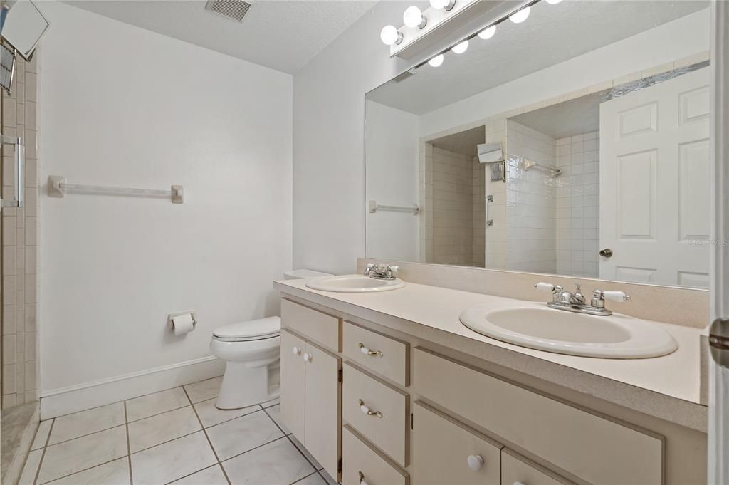 Master Bath with tub and walk-in shower