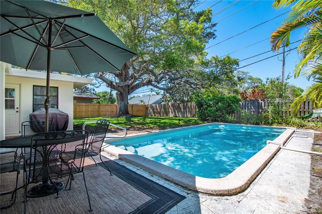 9x20 pool overlooking your huge backyard!