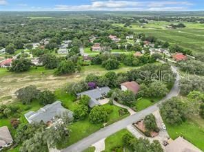 Drone view of home