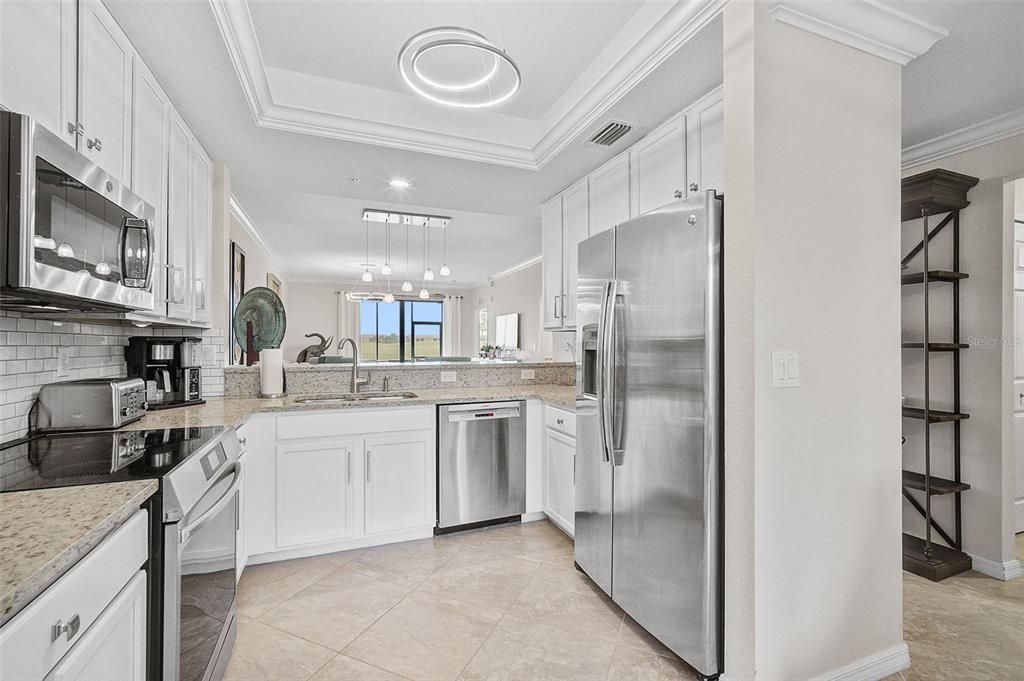 Bright and Open Kitchen.