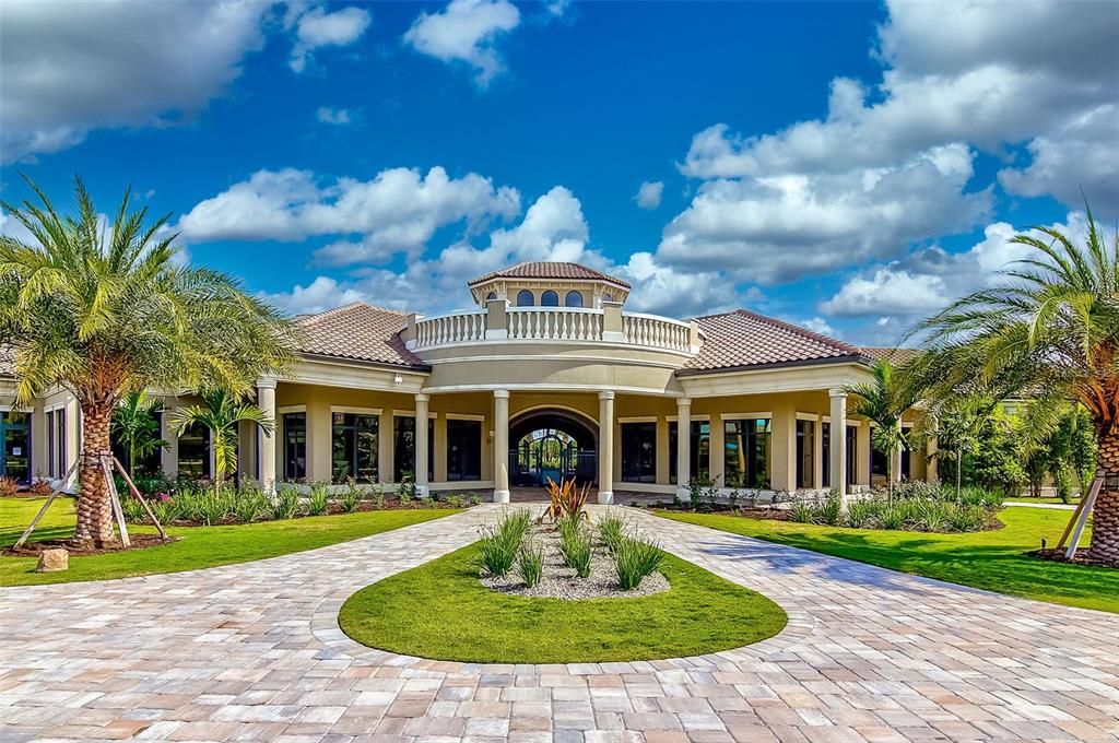 Pool side view of Amenity Center.