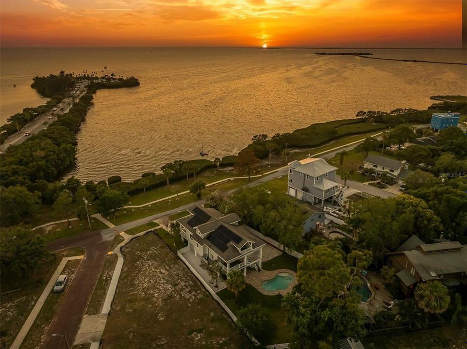 Stunning Sunsets! Lot next door is currently for sale.