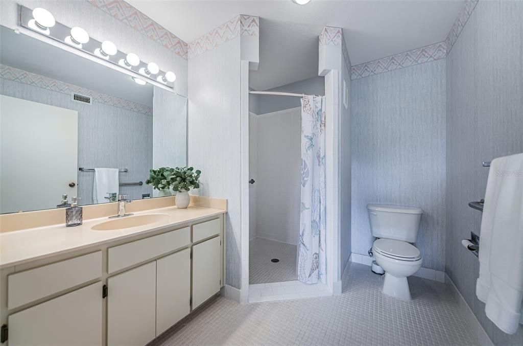 Primary Bathroom with Easy Access walk in Shower