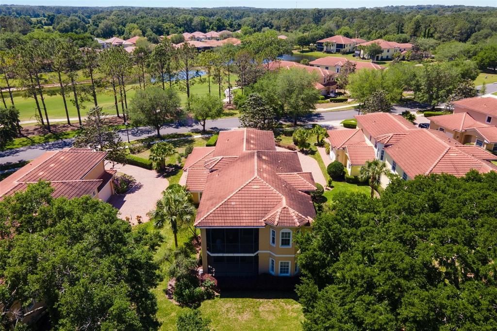 Aerial of Back Exterior