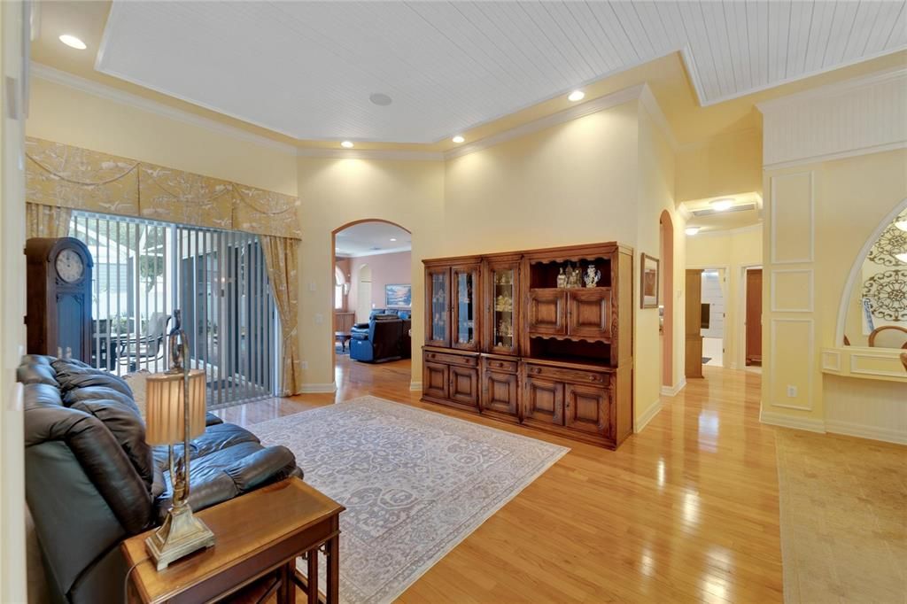Formal Family Room is Spacious.