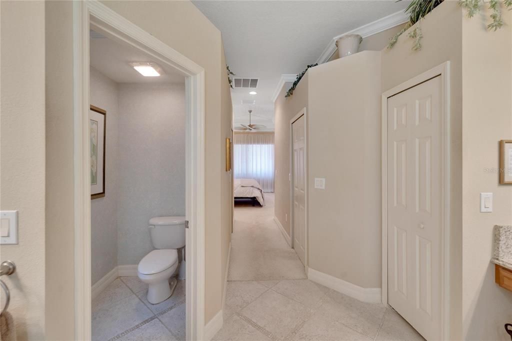 Seperate water closet for privacy is a must.