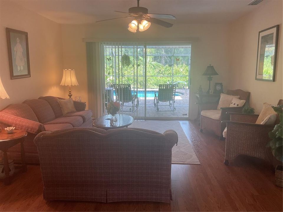 Living Room flooded with sunlight