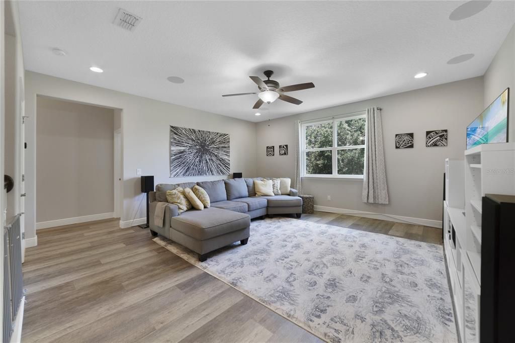 Upstairs is the perfect blend of casual family space and room to grow. BONUS/LOFT!
