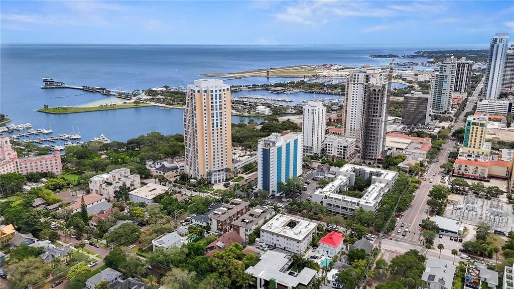 Unbelievable proximity to the St Pete Pier and Vinoy Resort in downtown St Pete!