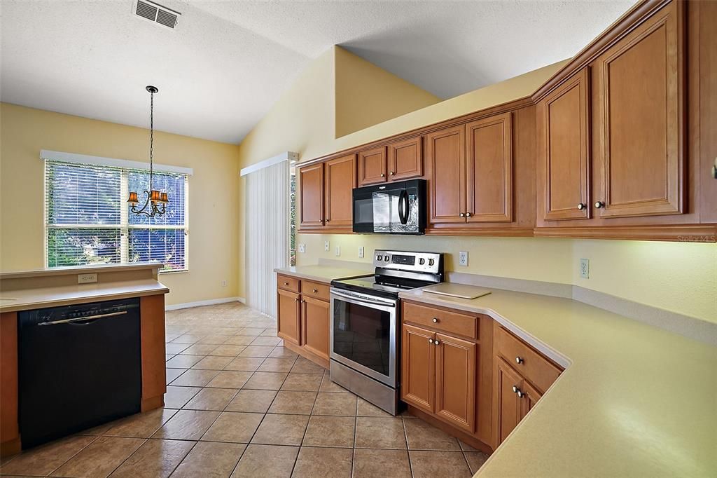 Great kitchen with plenty of cabinets