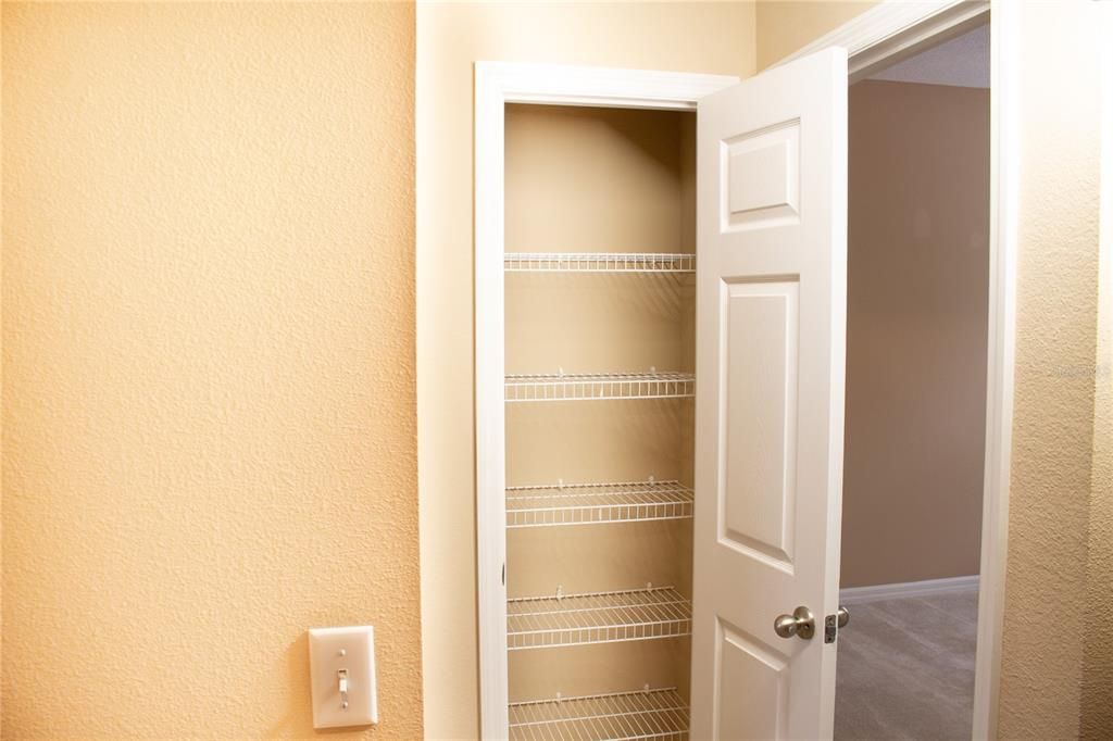 Upstairs - hall linen closet