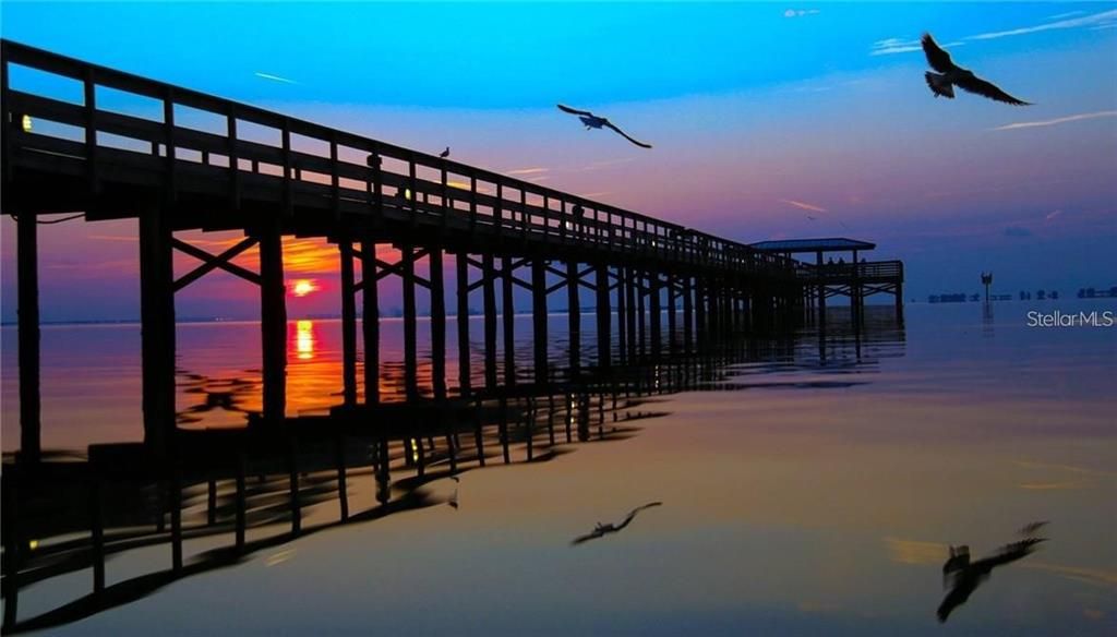 Lovely walking pier … day … sunset & evening strolling