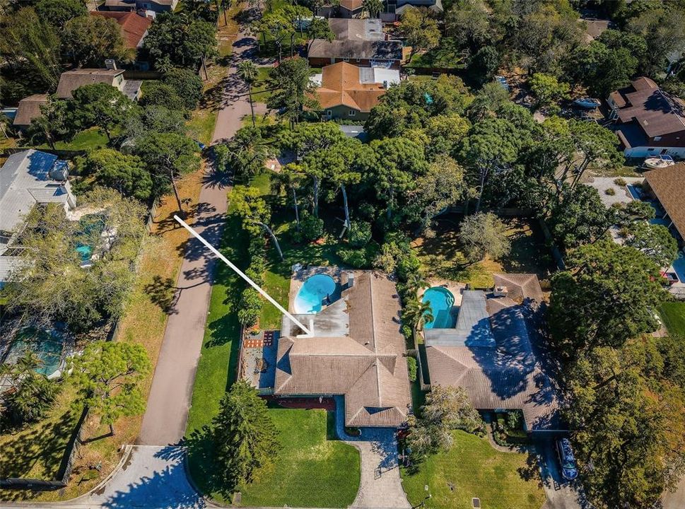 Aerial view of the property in Alston Heights