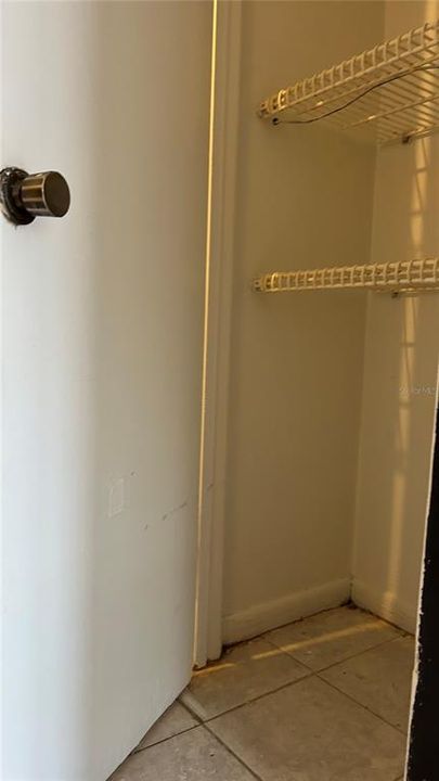 Laundry room closet / pantry