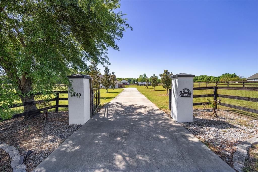 Entry to property (gated)