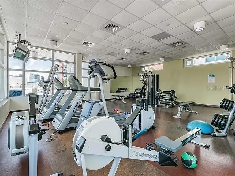 Gym on 9th floor